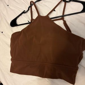 Buffbunny Foxy Sports bra in Mocha